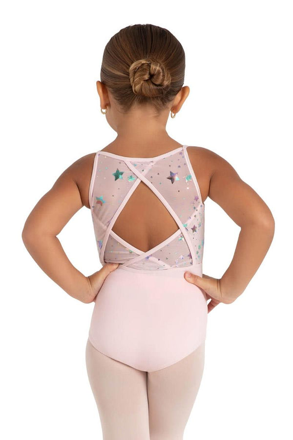 Capezio Star Struck Astro Diamond Back Camisole Bodysuit Child 12106C