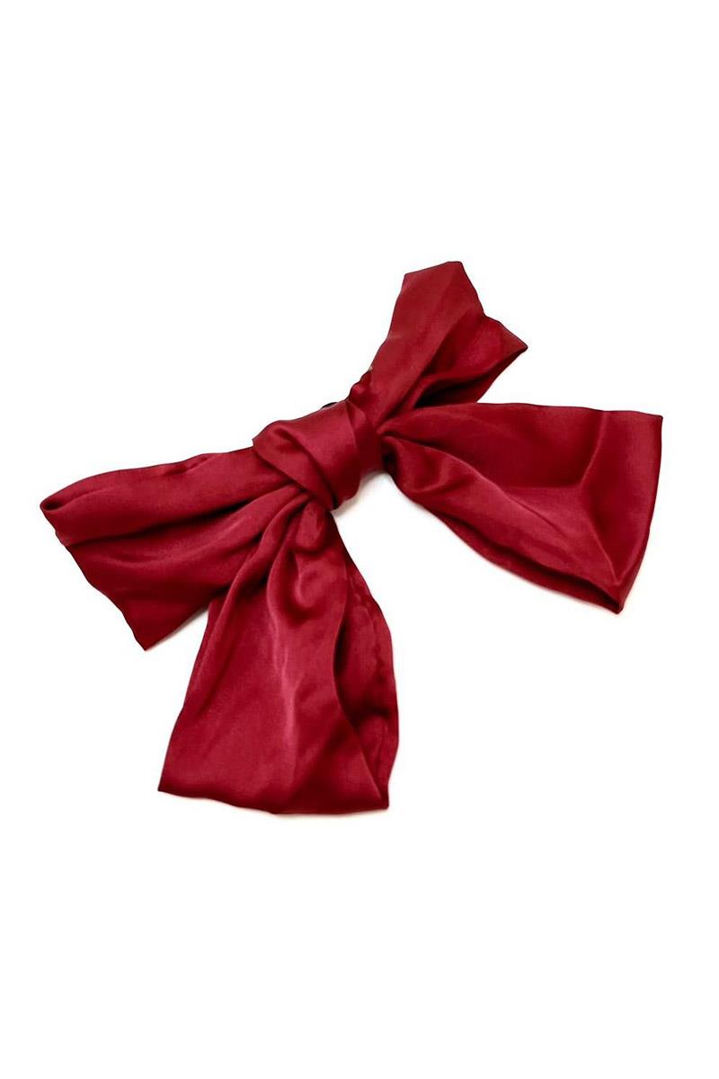 May King Large Satin Bow Hair Clip 21012