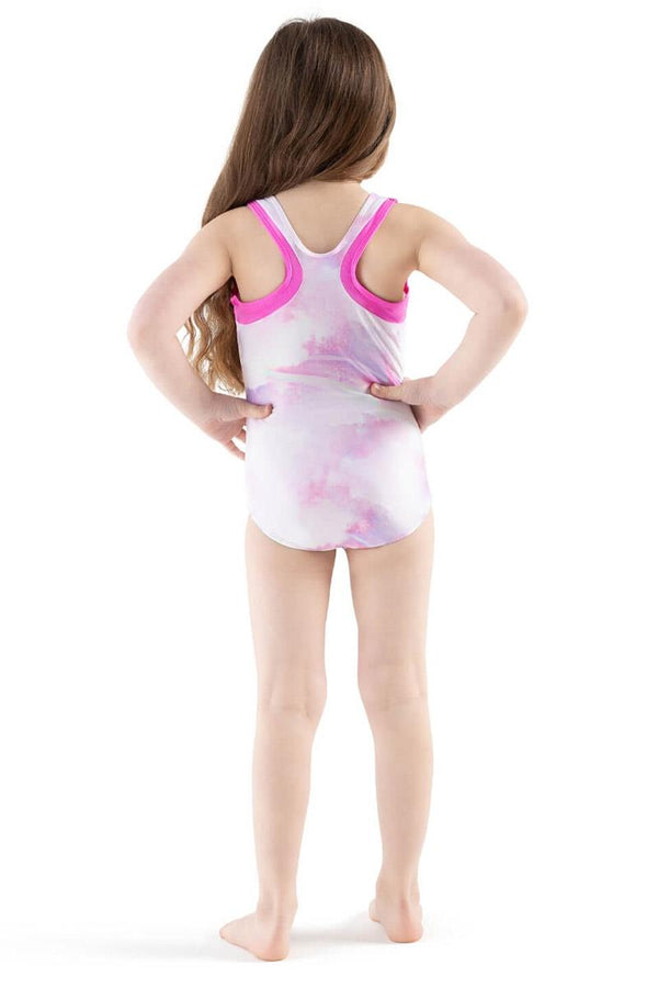 Capezio Pixel Pop Rainbow Racer Back Tank Bodysuit Child 12201C