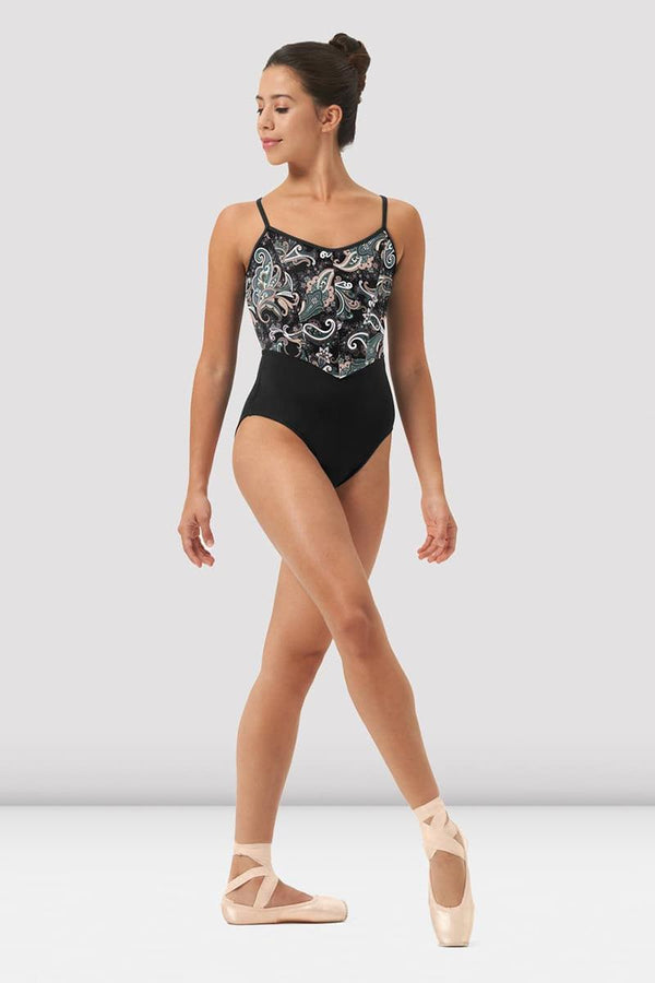 Women Tutu Ballet Bodysuit For Adult Criss Cross Back Built In