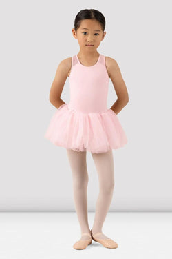 Bloch Gabrielle Mesh Back Tank Tutu Bodysuit Child CL1055