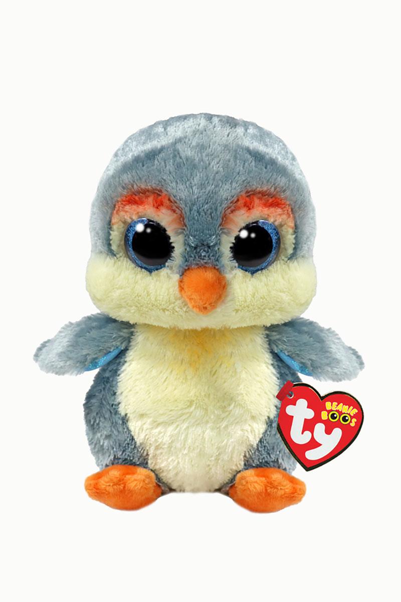 TY Beanie Boos Fisher Grey Penguin Plush Doll 37322