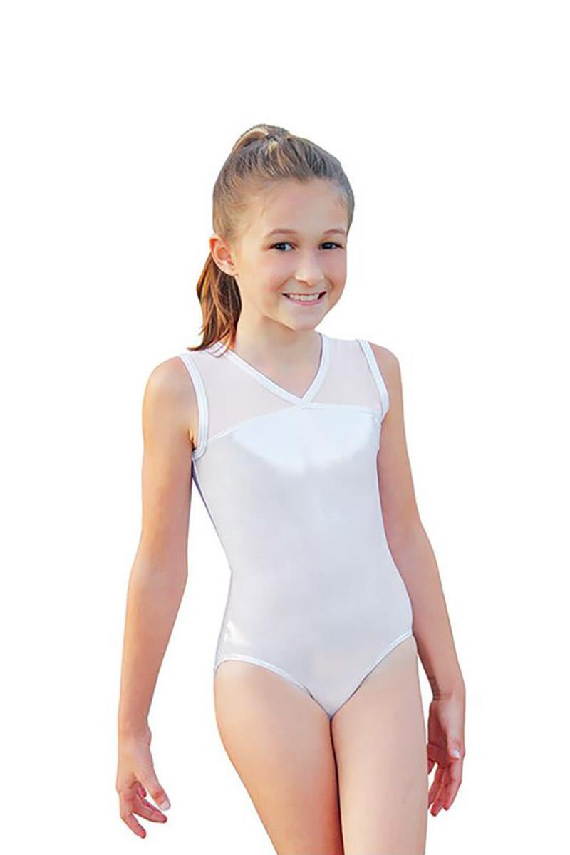 Mondor Metallic Mesh Tank Gymnastics Leotard Child 17891