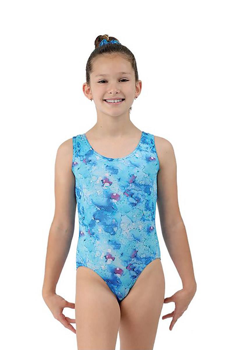 Mondor Printed Tank Gymnastics Leotard Child 37822