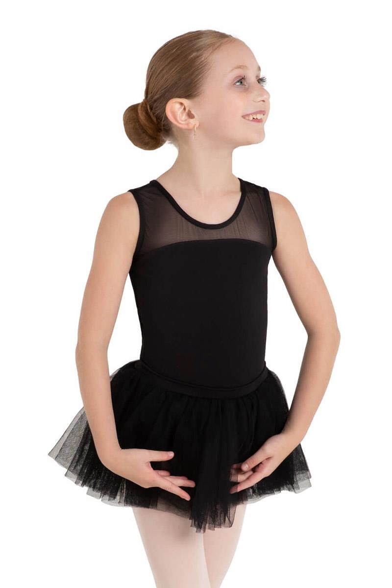 Capezio Star Struck Twinkle Mesh Tank Tutu Bodysuit Child 12109C