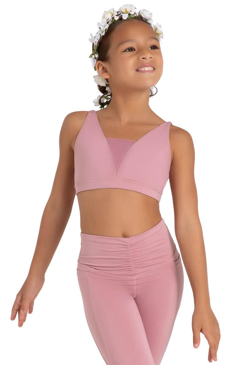 Capezio Wildflower Iris Mesh Camisole Crop Top Child 12090C