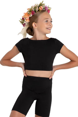 Capezio Wildflower Clover Cap Sleeve Crop Top Child 12091C