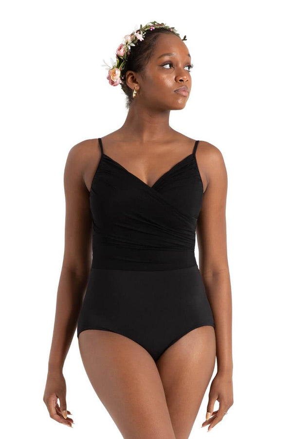 Capezio Wildflower Rose Wrap Camisole Bodysuit Adult 12085W