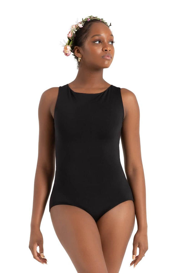 Capezio Wildflower Marigold Mesh Back Tank Bodysuit Adult 12088W