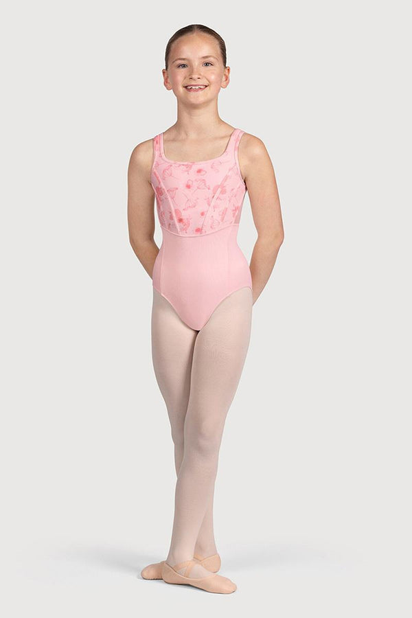 Bloch Petal Hadley Corset-Style Tank Bodysuit Child CL5245