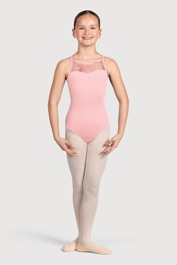 Bloch Petal Lila Cross Back Camisole Bodysuit Child CL5237