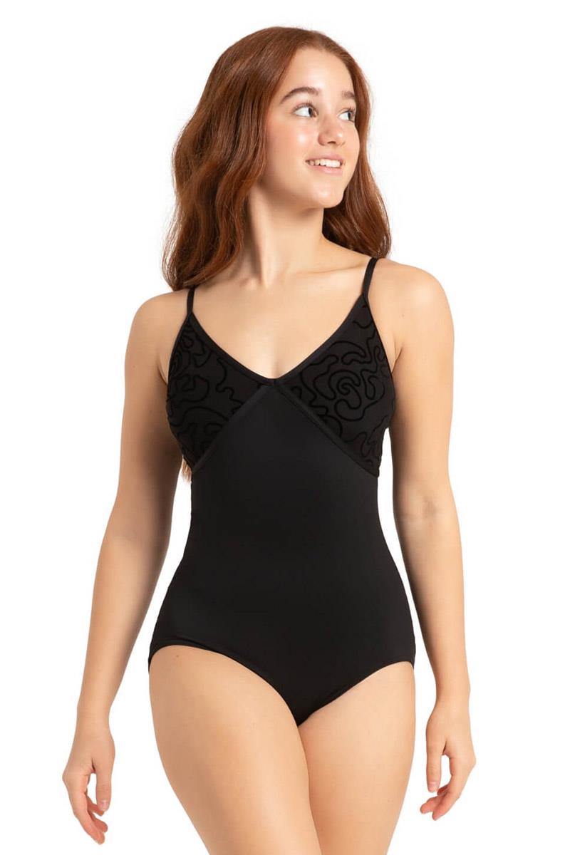 Capezio Bella Notte Luna Mesh Camisole Bodysuit Adult 12158W