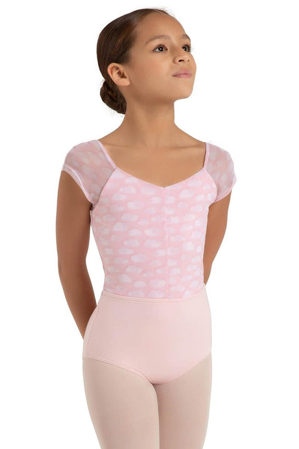 Capezio Cloud Nine Rainbow Cap Sleeve Bodysuit Child 12167C