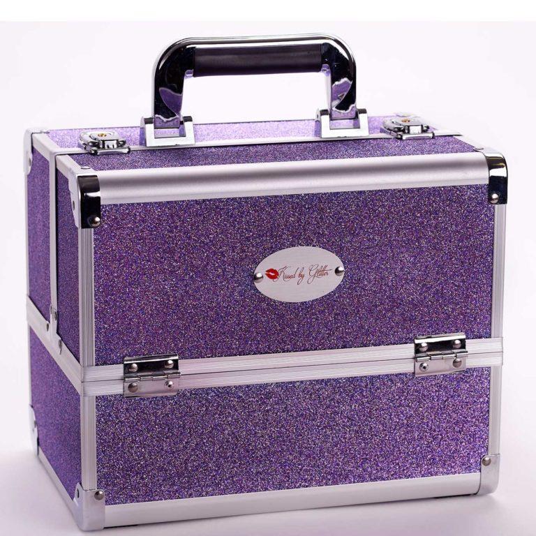 Kissed By Glitter Multi-Compartment Makeup Case
