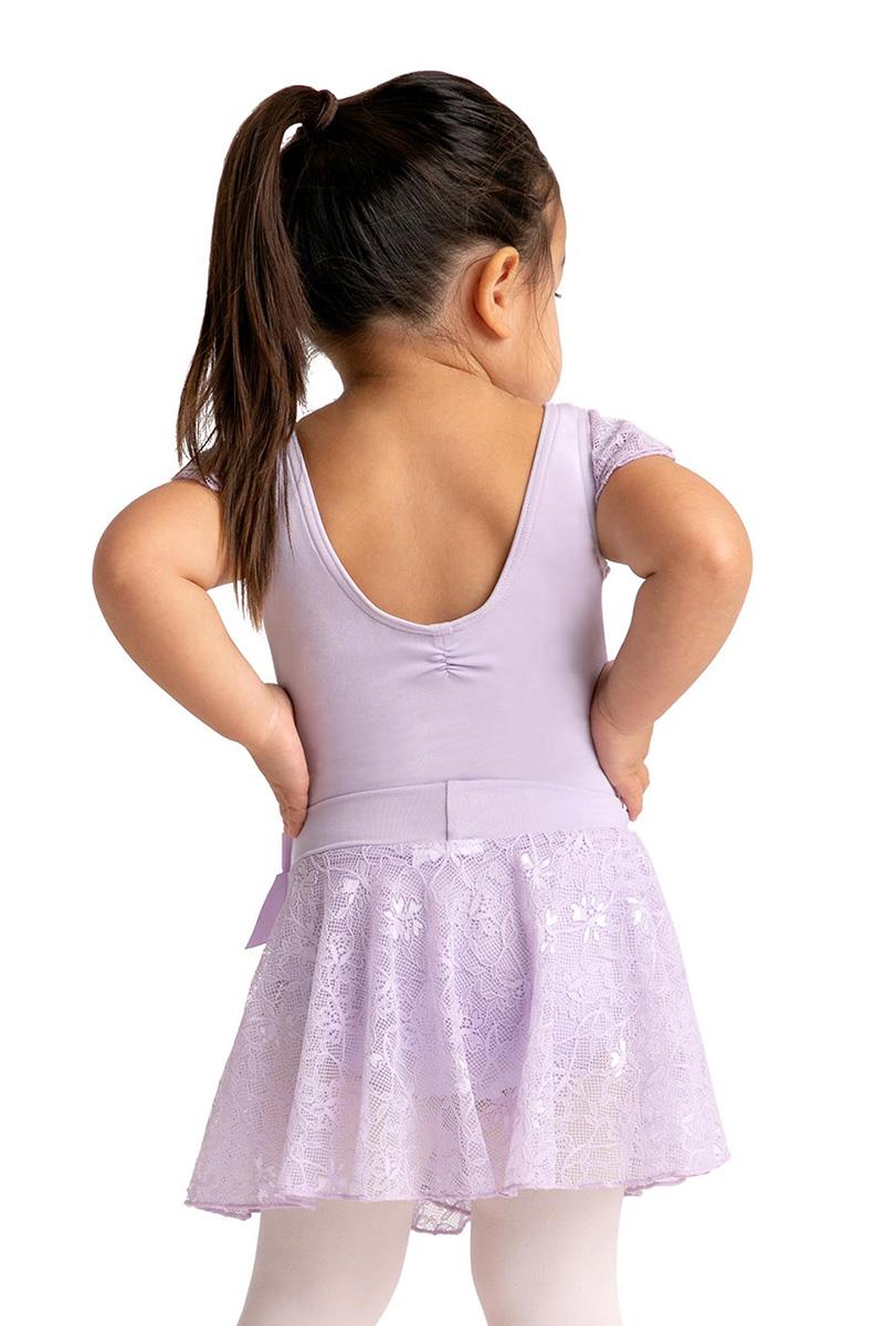 Capezio Floral Lace Satin Bow Pull-On Skirt Child 11725C