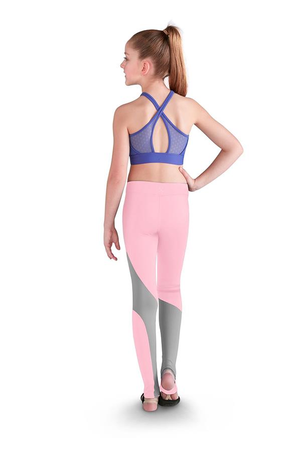 Bloch Sketch Two Tone Stirrup Legging Child FP5070C Dance