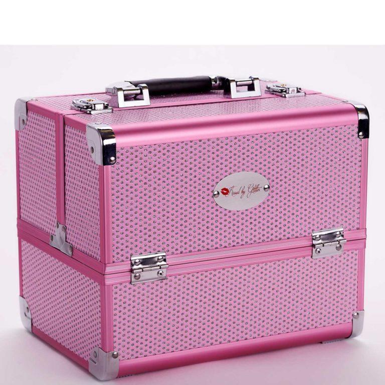 Kissed By Glitter Multi-Compartment Makeup Case
