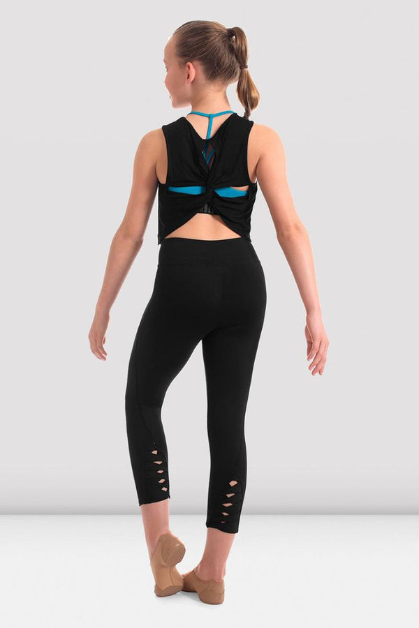 Childrens black dance leggings hotsell