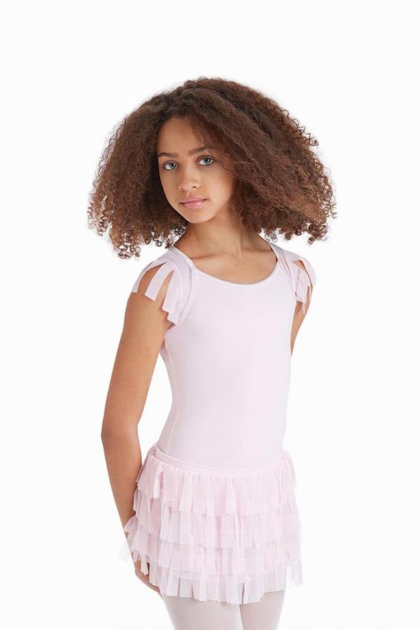 Capezio Baylee Mesh Fringe Skirt Child 10899C