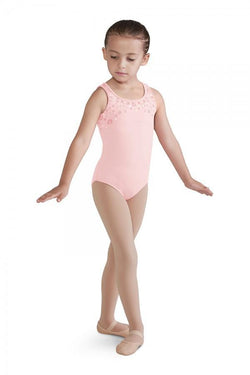 Bloch Cyrille Mesh Back Printed Tank Bodysuit Child CL8205