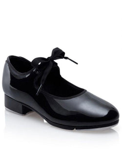 Capezio JR Tyette Black Patent Tap Shoe Child N625C