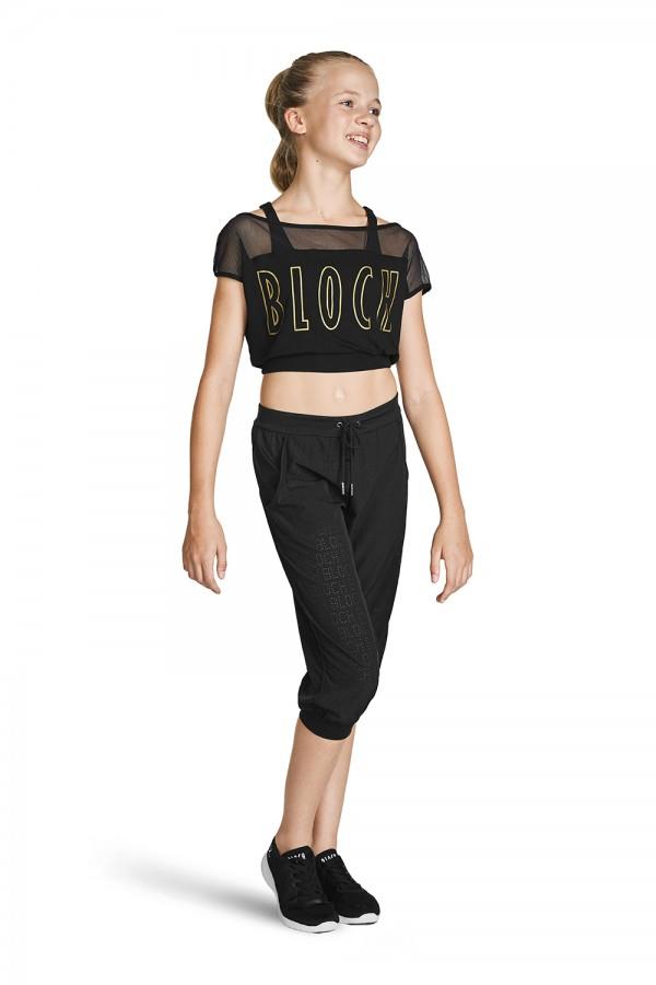 Bloch Perforated Crop Pant Child FP5217C