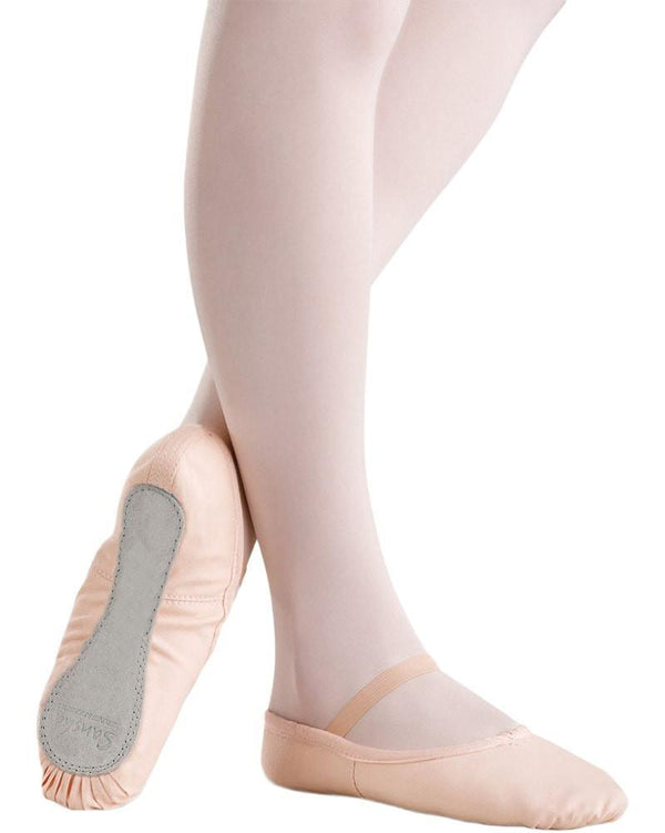 Sansha Star Pink Canvas Ballet Shoe Child 14C