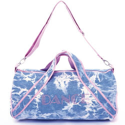 Dasha Designs Denim Rhinestone Duffle Bag 4994