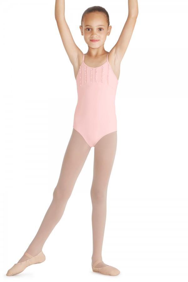 Bloch Mirella Frill Trim Camisole Bodysuit Child M390C