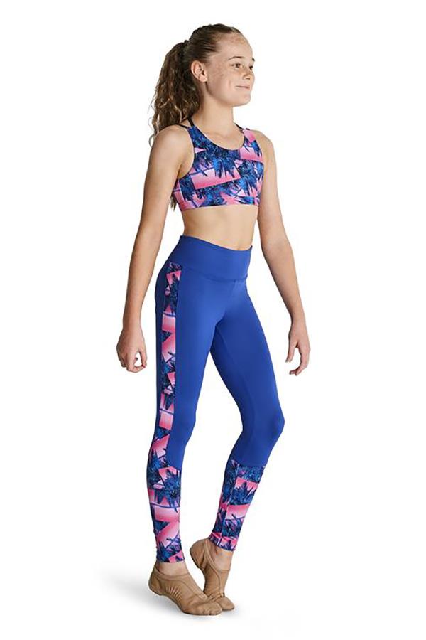 Kiderence Youth Girls Athletic Leggings Dance Running Workout Yoga