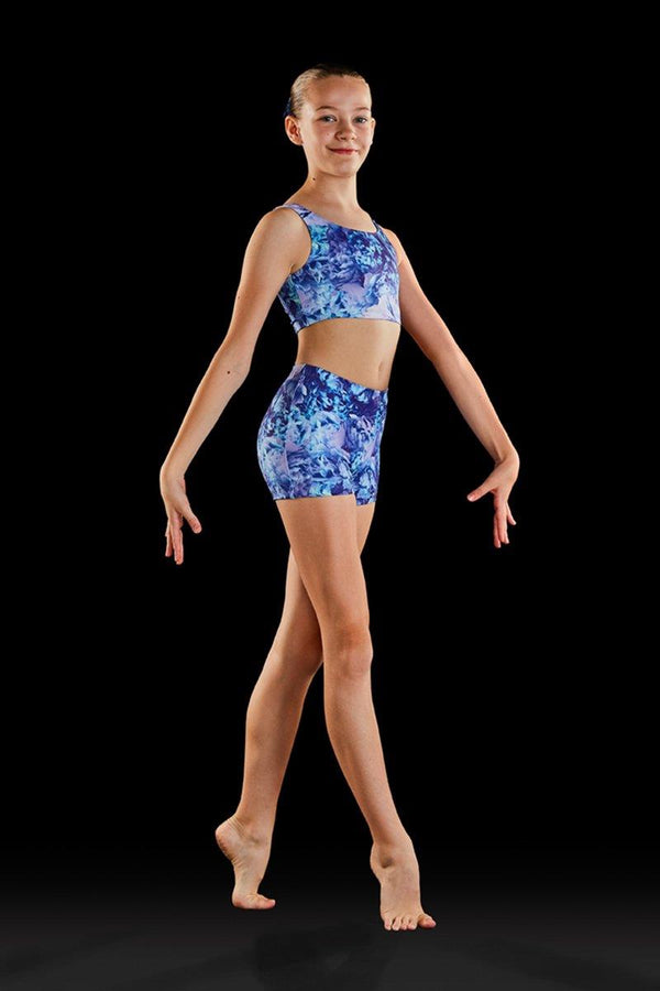  Body Wrappers Print Hot Shorts, Blue, Small: Athletic Dance  Shorts: Clothing, Shoes & Jewelry