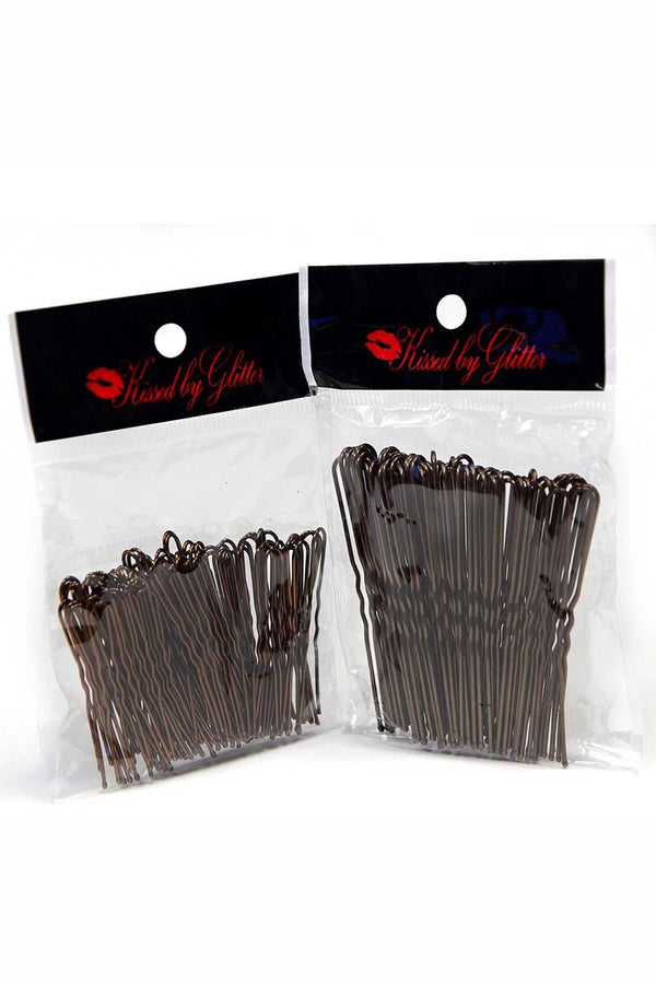 Kissed By Glitter 3” Brown Hair Pin DS031