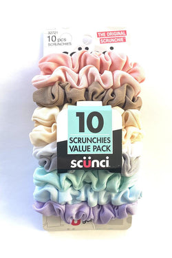 Scunci Assorted Colours Value Pack Scrunchies 32721