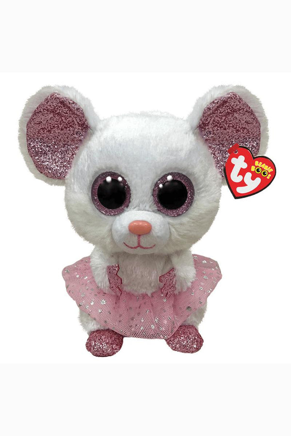 TY Beanie Boos Medium Nina The Ballerina Mouse Plush Doll 36488