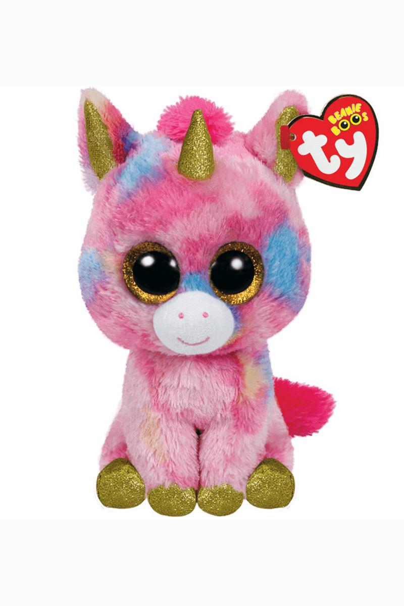 TY Beanie Boos Fantasia Multicolour Unicorn Plush Doll 36819