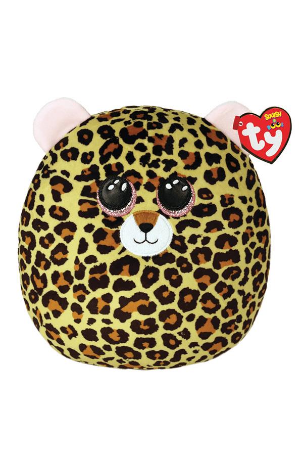 TY Squish-A-Boo Livvie Spotted Leopard Animal Pillow 39321