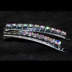 Kissed By Glitter AB Iridescent Rhinestone 2.5-Inch Bobby Pins SS070
