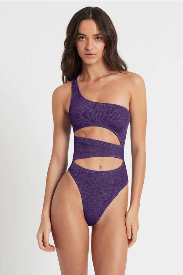 Bond Eye Rico Shimmer Cut Out One Piece Swimsuit Adult 207M